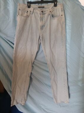 Light Wash Men's Jeans - Casual Straight Fit